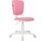 Кресло детское BRABIX Joy Mg-204w, без подлокотников, пластик белый, ткань Tw, розовое 533011 1