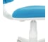 Кресло детское BRABIX Joy Mg-204w, без подлокотников, пластик белый, ткань Tw, голубое 533012 12