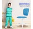 Кресло детское BRABIX Joy Mg-204w, без подлокотников, пластик белый, ткань Tw, голубое 533012 3