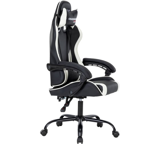 Офисное кресло CHAIRMAN CH41 экокожа, черно-белый 00-07145957