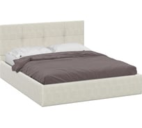Двуспальная кровать Woodville Манака 160x200 бежевая 585396