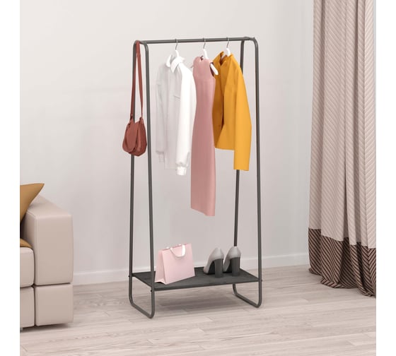 Вешалка гардеробная ЗМИ Скандинавия 21 с полкой SCANDINAVIA 21 clothes rack графит ВГССП21 Гр