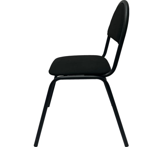 Стул Easy Chair Серна 00С каркас черный, ткань черная 101 2043542