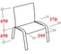 Стул Easy Chair Серна 00С каркас черный, ткань черная 101 2043542 6