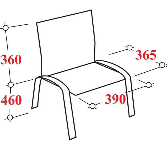 Стул Easy Chair Аскона КО_Echair РС42 каркас черный, черный 201 2043544