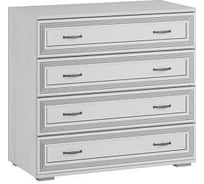 Комод Арника Спальня Ливорно ЛК-20 ясень анкор светлый патина серебро 00-00028551