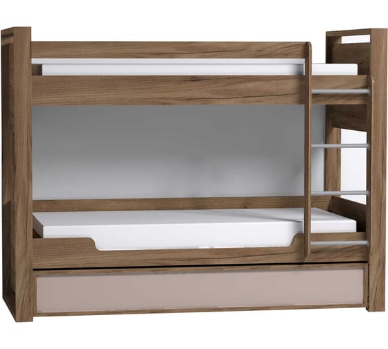 Кровать двухъярусная Арника Nature 90 дуб табачный Craft-Мокко 00-00015623