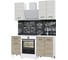 Готовая кухня Арника Тренд 600, крафт белый / крафт серый Н1447005 3