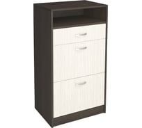 Тумба для обуви Арника Вега ОБ-3 венге/дуб белфорд 00-00137219