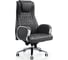 Кресло руководителя Easy Chair BNJl Echair-518 ML кожа черная, хром 297349 1