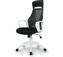 Кресло Easy Chair BNHgEСhair-578 TC сетка/ткань черный, пластик белый 1044972