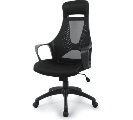 Кресло Easy Chair BNHgEСhair-578 TC сетка/ткань черный, пластик черный 1044971