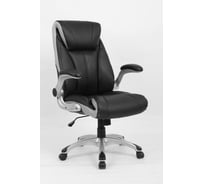 Кресло Easy Chair BNHgEChair-652 TPU кожзам черный, пластик серый 716238