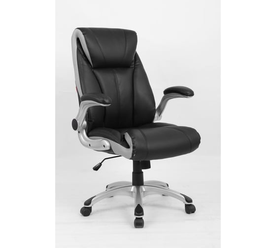 Кресло Easy Chair BNHgEChair-652 TPU кожзам черный, пластик серый 716238 1