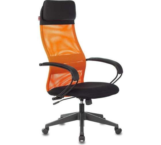 Кресло Easy Chair VBEChair-655 TTWOR сетка/ткань оранжевый, пластик 1169104