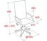 Кресло Easy Chair UPEChair 223 PC ткань красная С02, хром,1 шт 754096 2