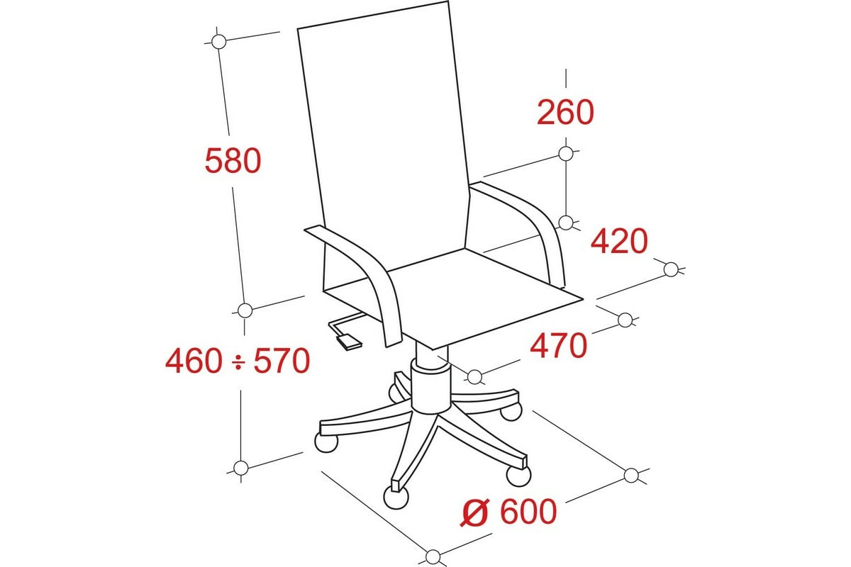 Кресло для руководителя easy chair 655 sl bl ttw черное