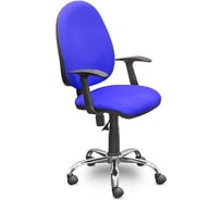 Кресло Easy Chair UPEChair 223 PC ткань синяя С06, хром 754095