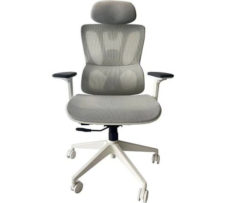 Кресло CACTUS CS-CHR-MC02GY серый пластик белый 1929987