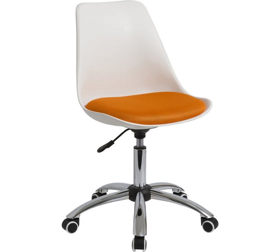 Кресло Easy Chair BNDtEchair-212 PTW пласт.бел, ткань оранж 001TW 480761 1