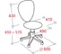 Кресло Easy Chair BNDtEchair-212 PTW пласт.бел, ткань оранж 001TW 480761 4