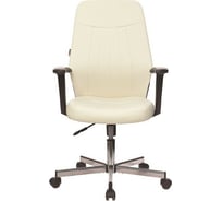 Кресло Easy Chair VBEChair-224 DSL PPU кожзам, бежевый OR-10, хром 979627
