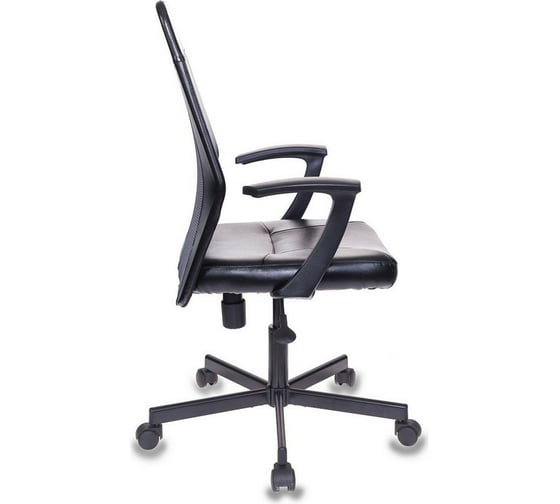 Кресло Easy Chair VBEChair-225 PTW кожзам, черный, сетка серая TW-04 795404