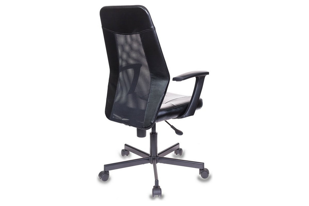  Easy Chair VBEChair-225 PTW кожзам, черный, сетка черная 794291 .