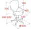 Кресло Easy Chair FAEChair-222 PC ткань красная ТК12, Silver 622255 2