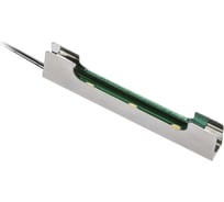 Клипса металлическая для стеклянной полки GTV светодиодная на стекло 6-8 мм, 3 диода, 0,25W, 12V, 1,3 м провод, теплый свет LD-3SKL-CB