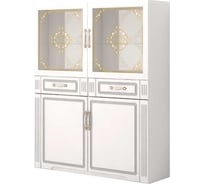 Шкаф комбинированный Арника Виктория (39) белый снег Т0017126