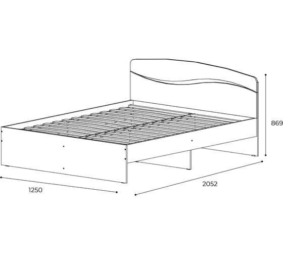 Кровать Арника Валенсия 120x200 см Н000535