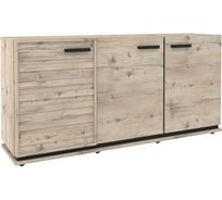 Тумба Арника Nature 5 (гостиная) МЦН Гаскон Пайн-Черный 00-00024940