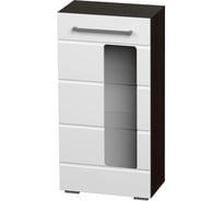 Шкаф многоцелевого назначения Арника Милан ШК-17 венге/белый глянец 00-00007847