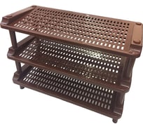 Этажерка для обуви Мультипласт Групп 3-х секционная MPG961239