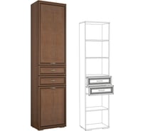 Пенал с ящиками Арника Гостиная Ливорно ЛШ-3 орех донской 00-00005588