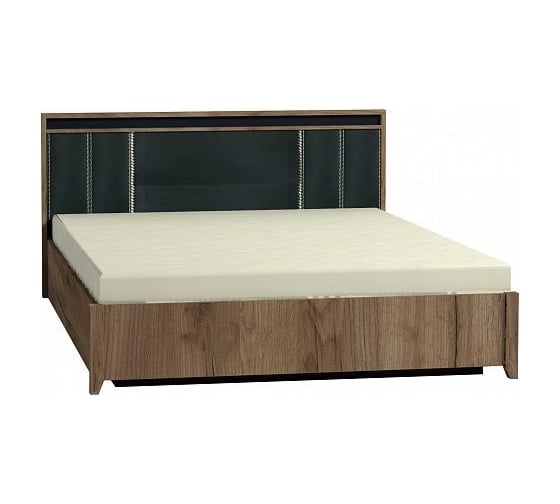 Кровать Арника Nature 306 спальня Люкс (1800) дуб табачный Craft-черный 00-00012647 1