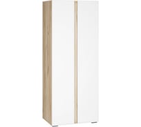 Шкаф Woodville Алетра ШК-800 дуб крафт серый/глянец белый 580876