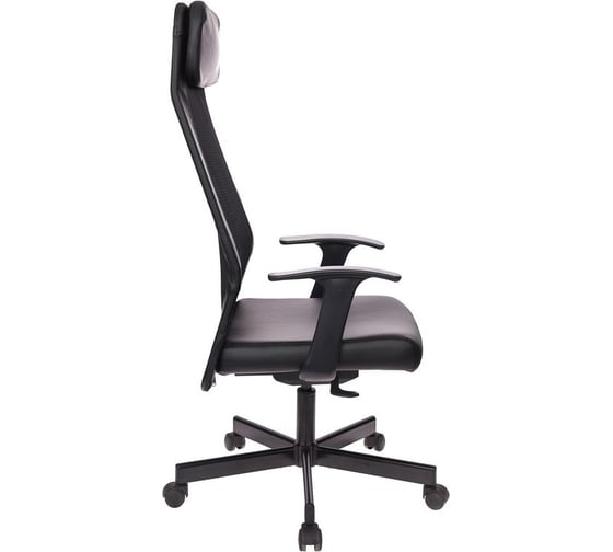 Кресло Easy Chair VBEChair-651 TPU кожзам черный, сетка черая, металл 794760