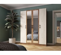 Шкаф Арника Вегас 1600 дуб крафт табачный/дуб крафт белый 00-00129300