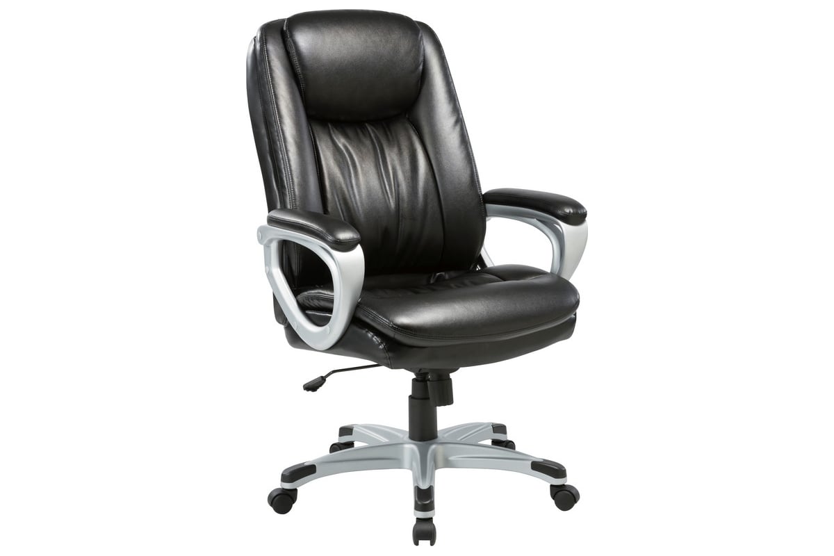 Кресло Easy Chair BNUEСhair-583 TR рециклированная кожа черный, пластик  серый 1044978