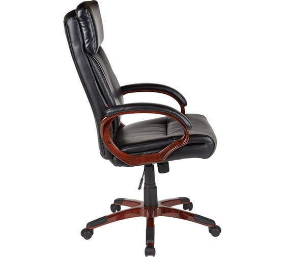 Кресло руководителя Easy Chair BNDt EChair-628 TR рециклированная кожа, черный 412367