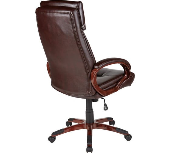 Кресло руководителя Easy Chair BNDt EChair-628 TR рециклированная кожа, коричневый 412366
