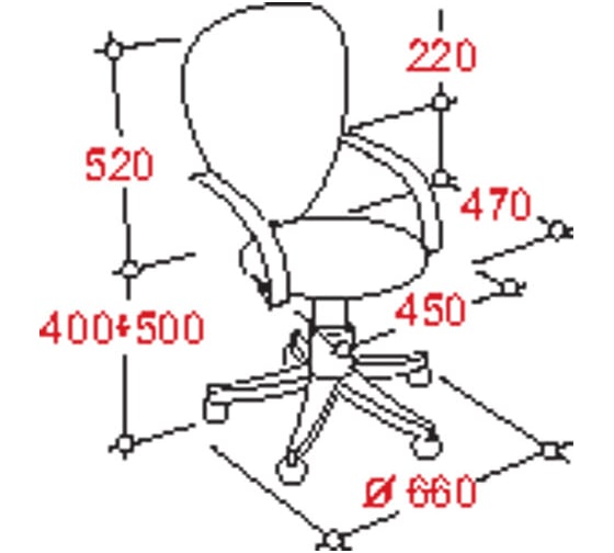 Кресло Easy Chair UPEChair-203 PTW net ткань черная, сетка оранжевая, хром 289488