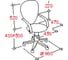 Кресло Easy Chair UPEChair-203 PTW net ткань черная, сетка синяя, хром 289487 2