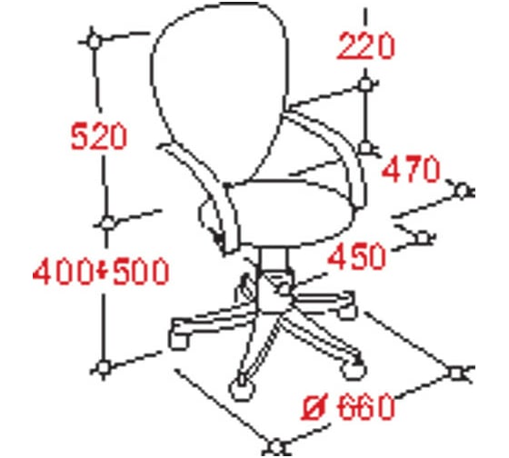 Кресло Easy Chair UPEChair-203 PTW net ткань черная, сетка черная, хром 289486