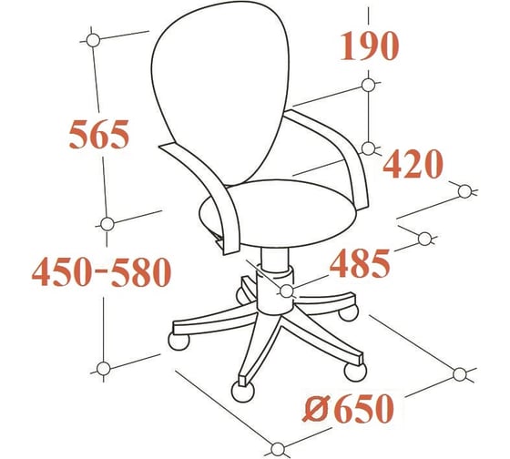 Кресло Easy Chair VBEChair-225 PTWTW11 сетка/ткань черный 1094258