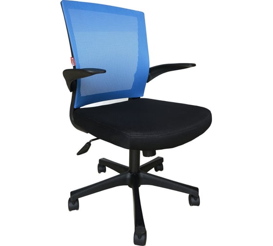 Кресло Easy Chair BNCmEChair- 316 TTW net пластиковый черный ,ткань черная/сетка синяя 402453