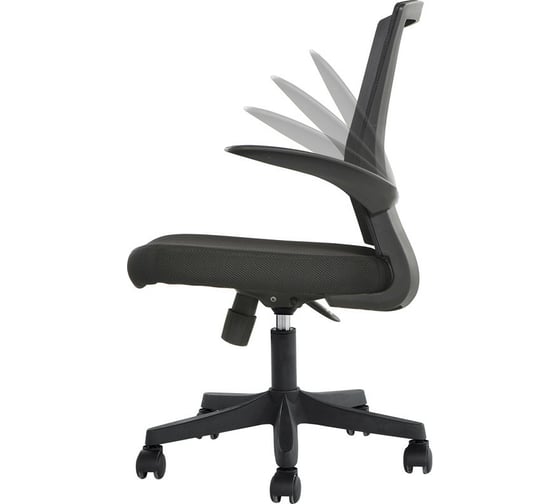 Кресло Easy Chair BNCmEChair-316 TTW net пластик черный, ткань черная/сетка черная 402451