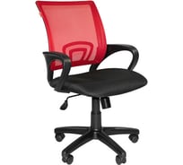 Кресло Easy Chair VTEChair-304 ткань черный TW11/сетка красный, DW69 пластик 381457